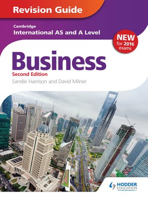 cover image of Cambridge International AS/A Level Business Revision Guide